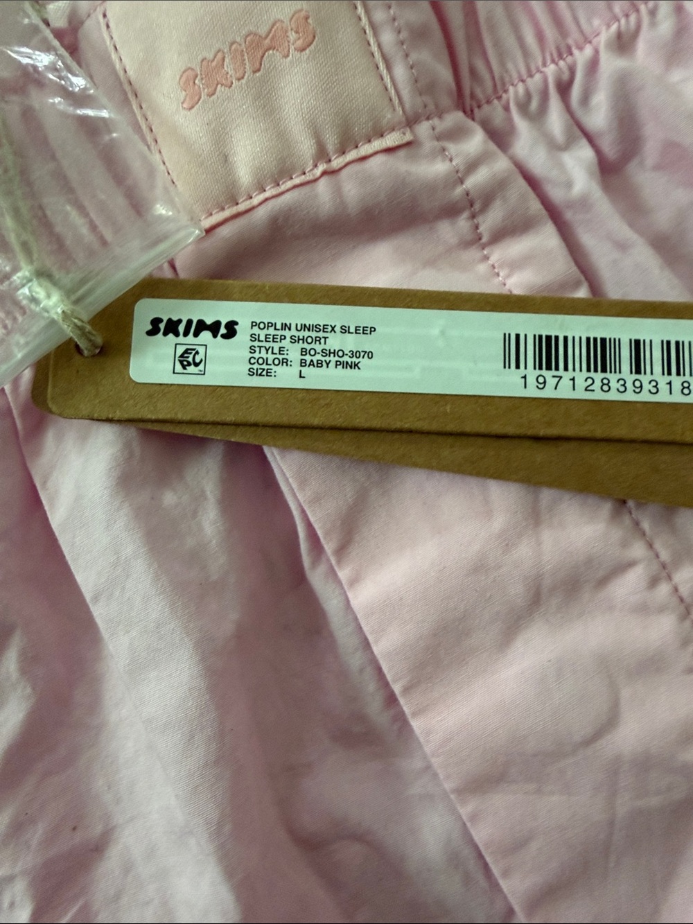 SKIMS Poplin Unisex Sleep Baby Pink - Picture 2 of 4